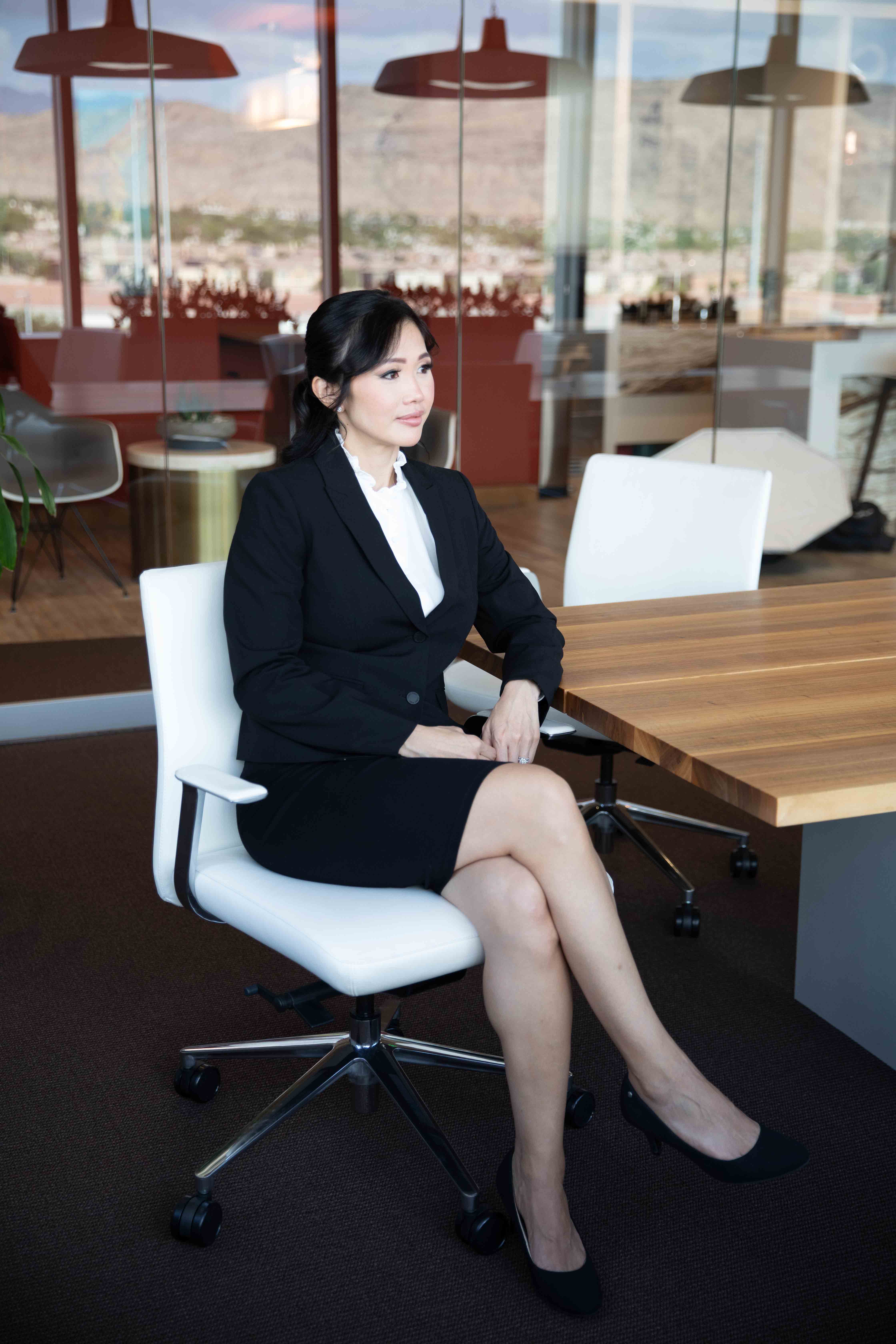 Jade Jacobo in her office